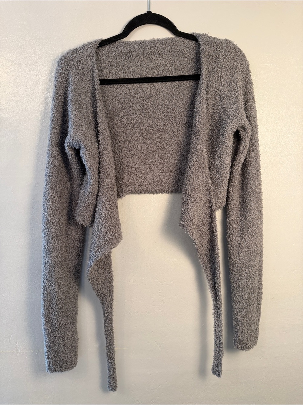 Skims cropped wrap women’s sweater size L/XL